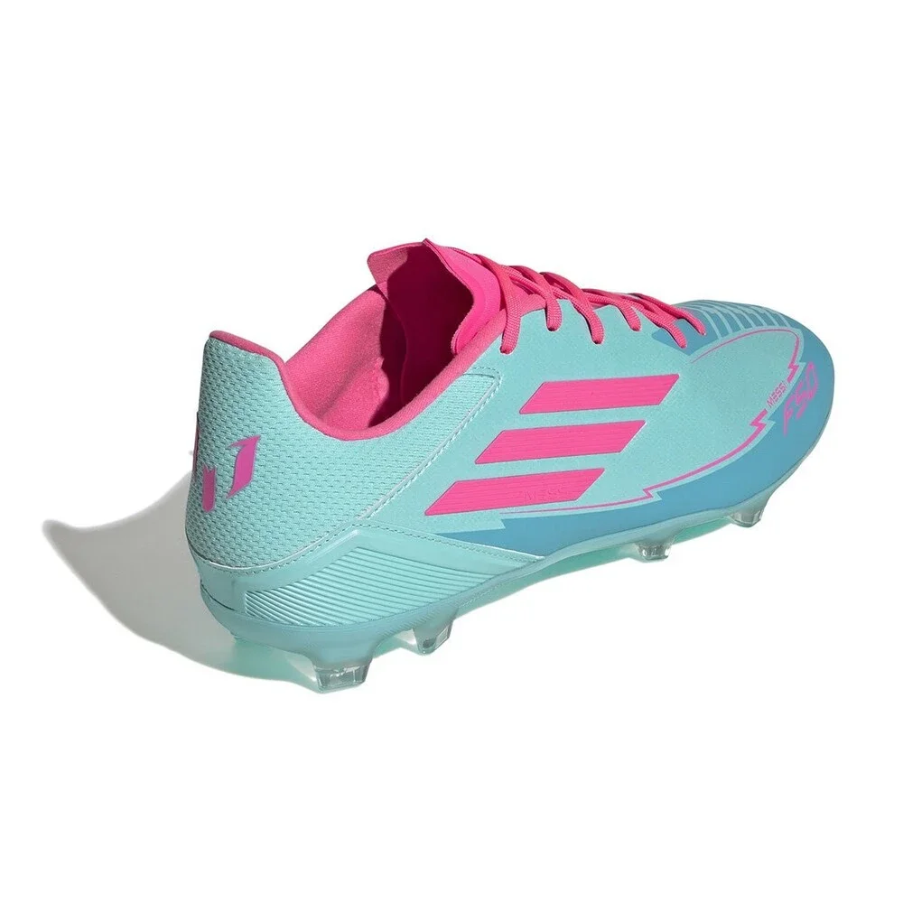 Adidas F50 League IH0928 Men's 11 Flash Aqua Messi FG/MG Football Boots LIQ1492